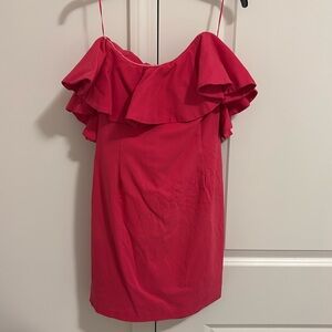 Pink strapless mini dress/cocktail dress/semi formal dress. Never worn